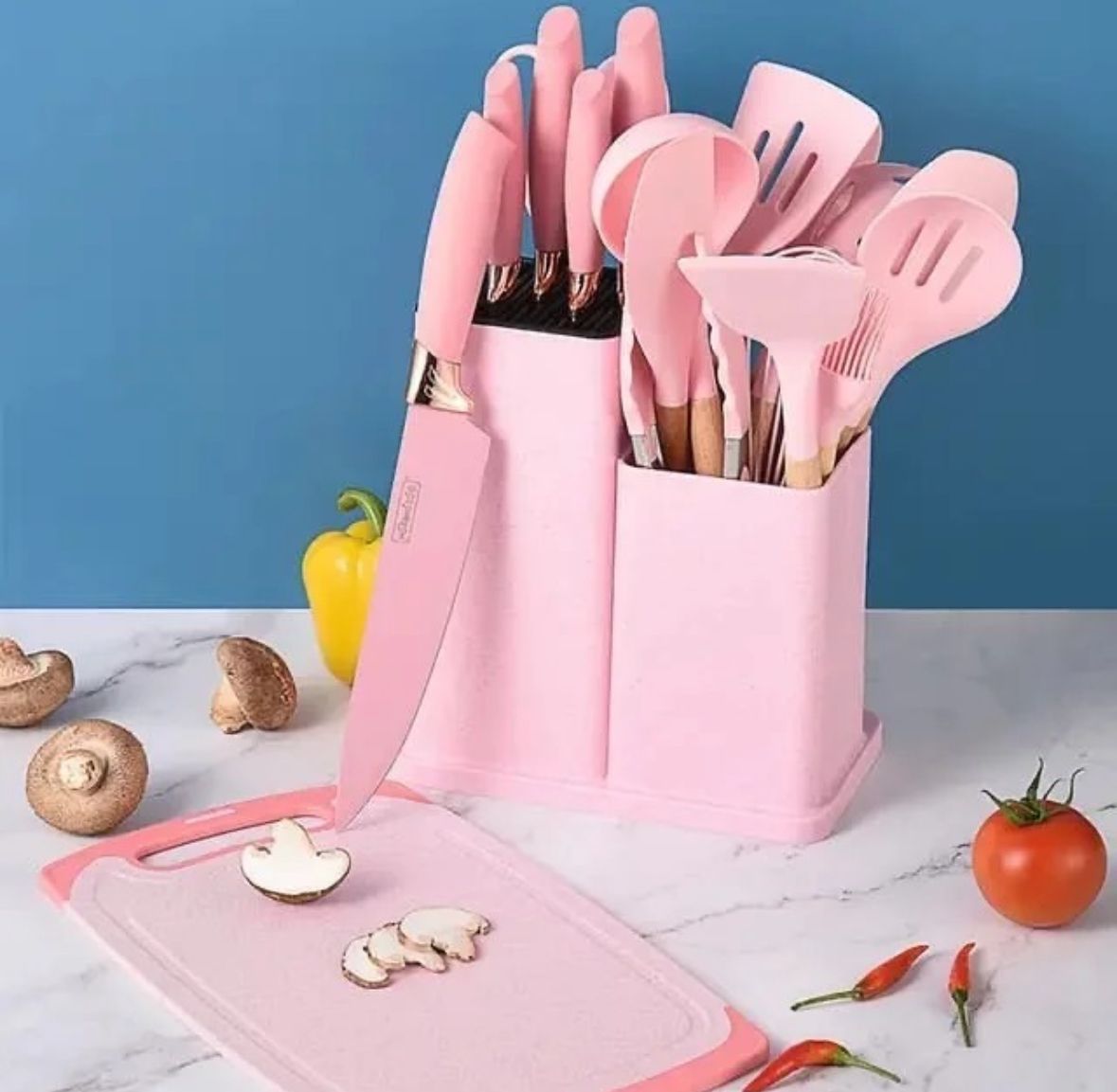 19pcs Silicone Ladle