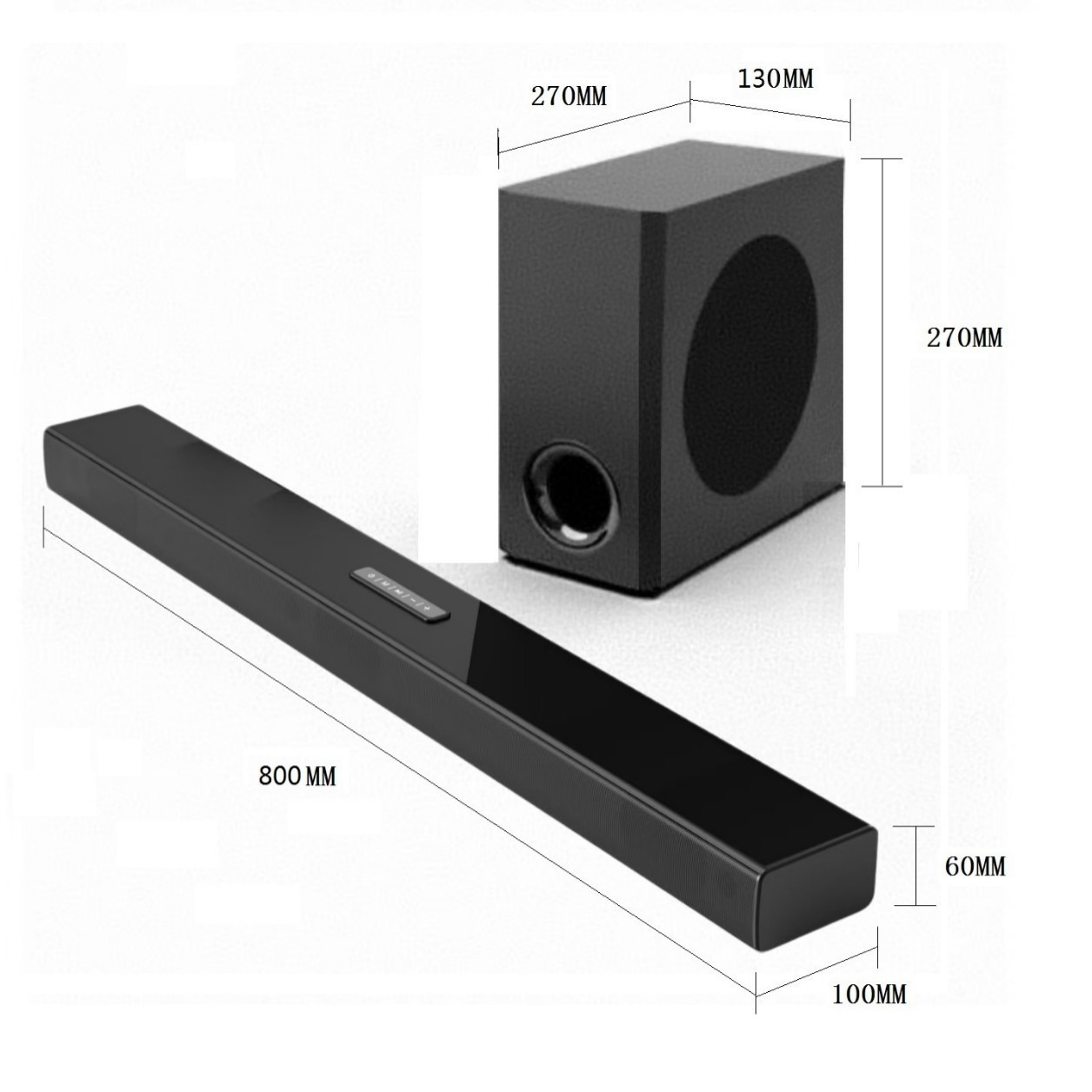 Cross-Border Soundbar Subwoofer