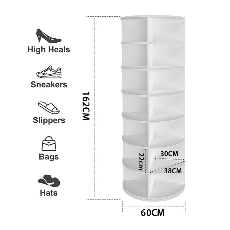 Rotating Shoe Rack